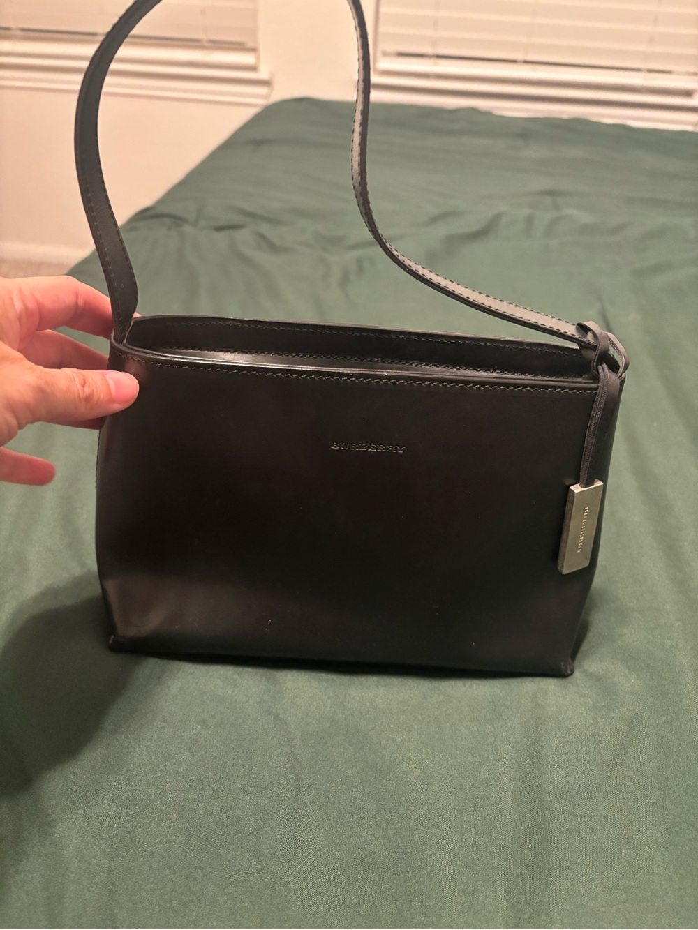 Burberry Black Leather Shoulder Bag